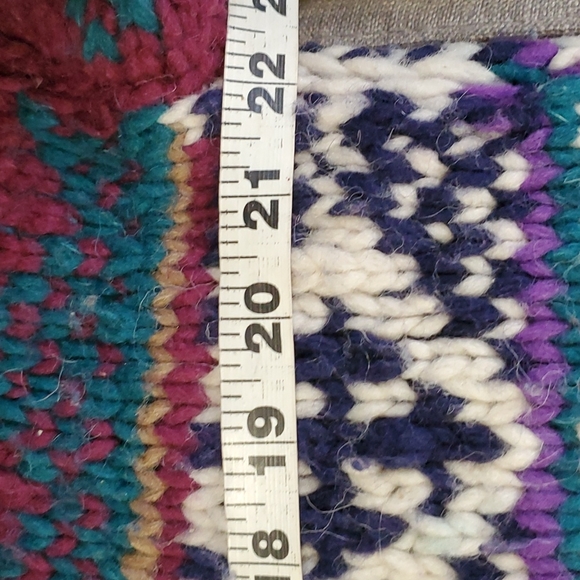 Native American hand made knit sweater size L - Picture 11 of 13